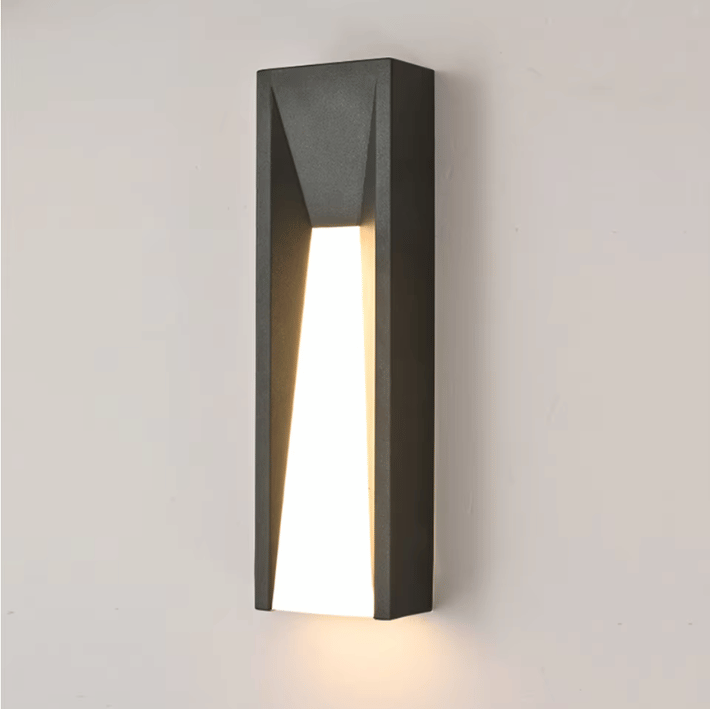 CALEM - Applique murale extérieure LED étanche IP65, style minimaliste pour façades, terrasses et jardins