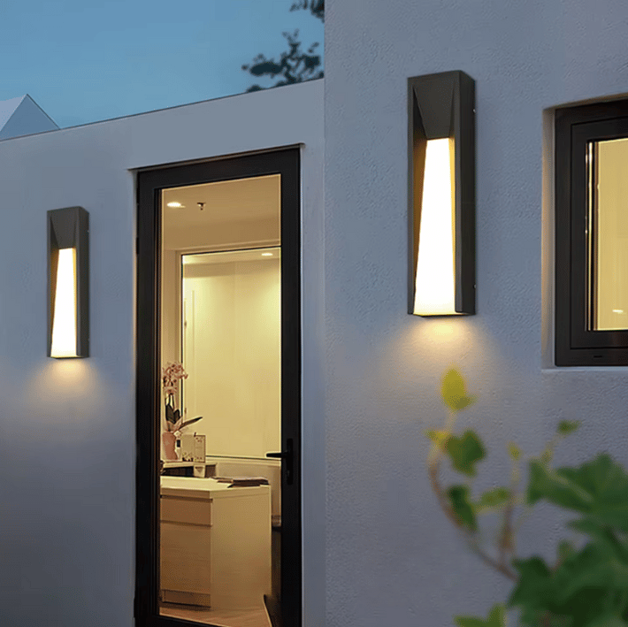 CALEM - Applique murale extérieure LED étanche IP65, style minimaliste pour façades, terrasses et jardins