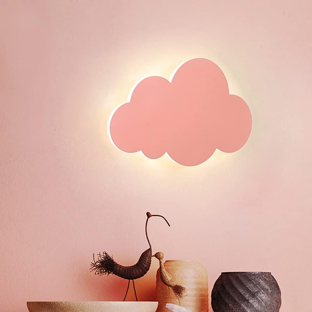 MELIS - Applique Murale Chambre, LED nuage au style doux et moderne, éclairage apaisant et chaleureux