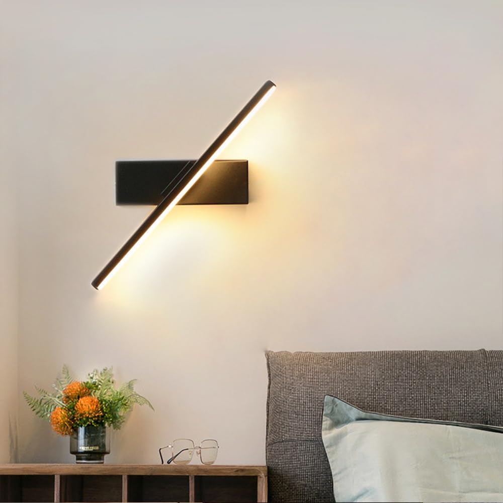 SYLVAN - Applique Murale Chambre, LED réglable avec lignes épurées pour une tête de lit élégante