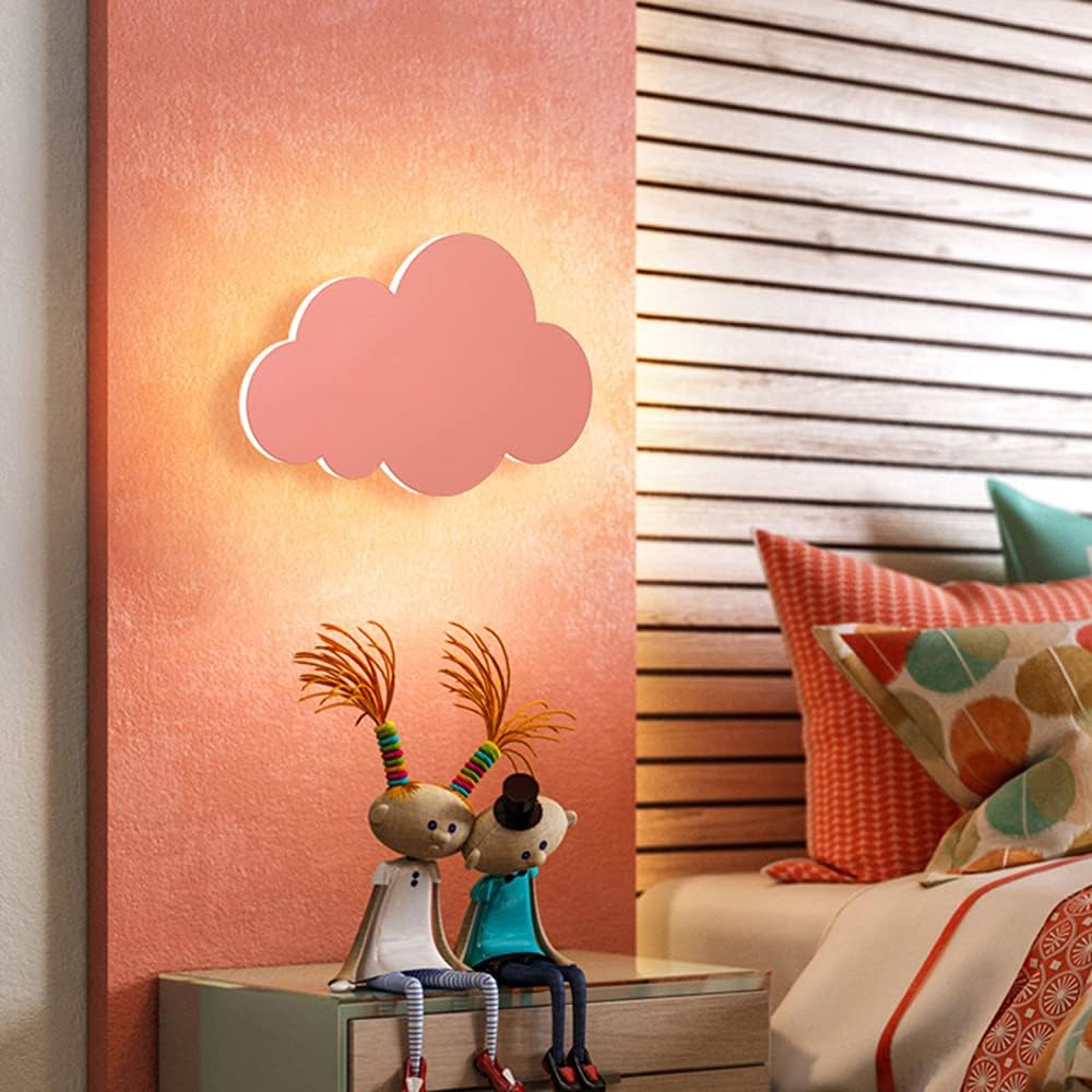 MELIS - Applique Murale Chambre, LED nuage au style doux et moderne, éclairage apaisant et chaleureux