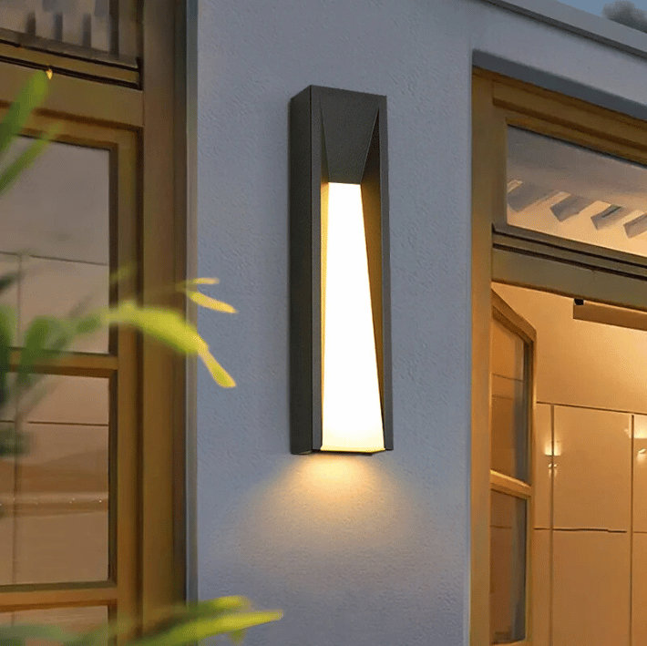 CALEM - Applique murale extérieure LED étanche IP65, style minimaliste pour façades, terrasses et jardins