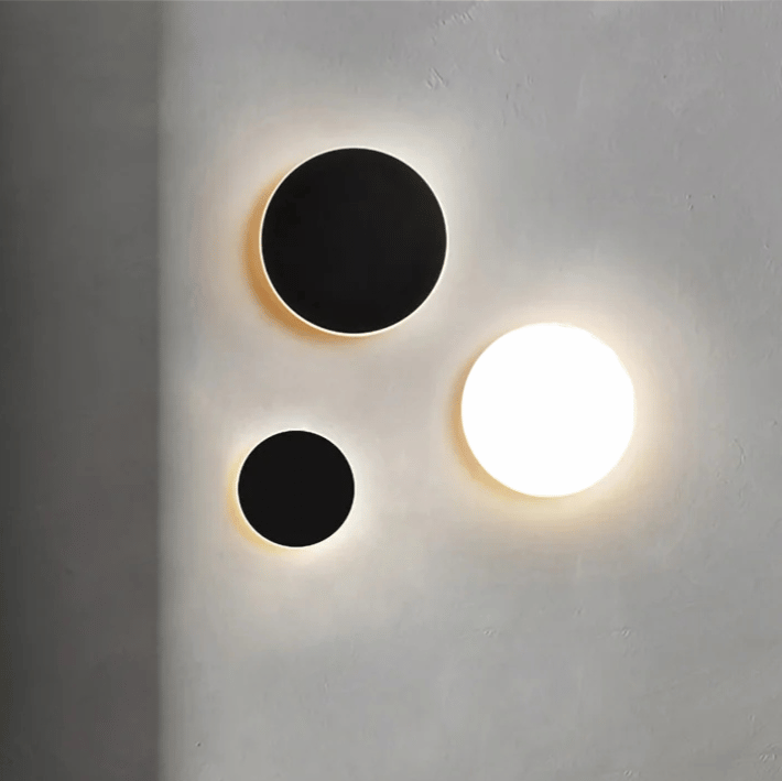 SYLYRTH - Applique Murale Salon, Cuisine et Escalier, éclairage LED en halo, design minimaliste