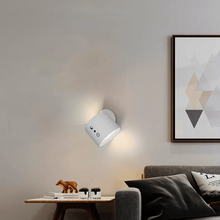 KAELIS - Applique Murale Chambre, LED rotative, pratique pour une tête de lit lumineuse