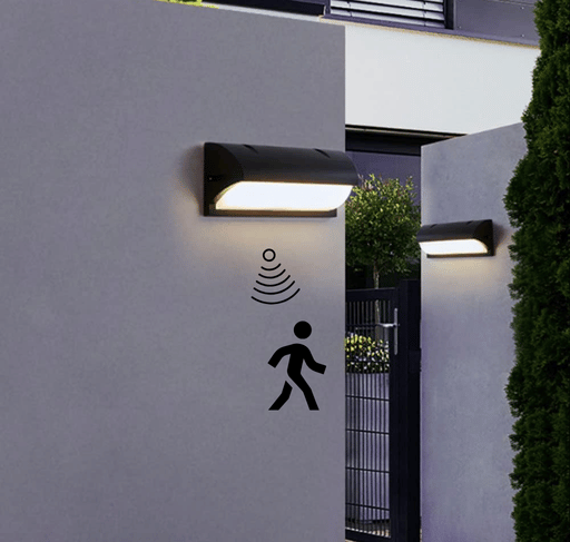 VETRA - Applique murale extérieure avec détecteur de mouvement intégré, lumière LED pour entrée ou jardin