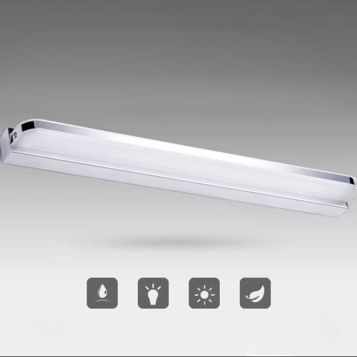 ELEXIA - Applique murale LED étanche IP54, longue et élégante, éclairage fonctionnel pour salle de bain