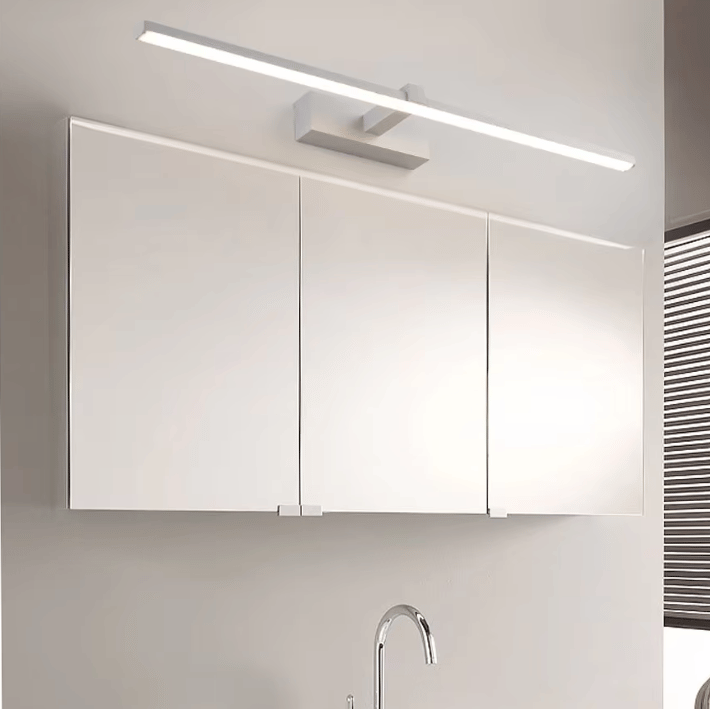 ELYSTRIS - Applique murale LED étanche IP54, longue et horizontale, éclairage pour salle de bain