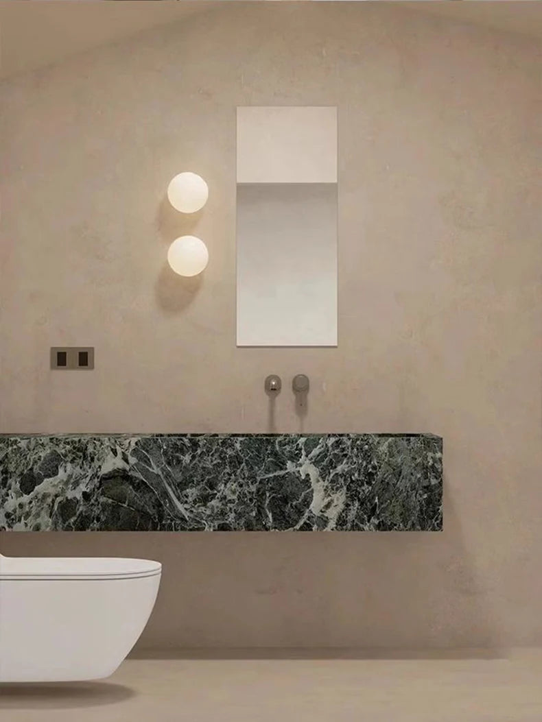 FENYRA - Applique murale LED étanche IP54, boule au design minimaliste et moderne pour salle de bain