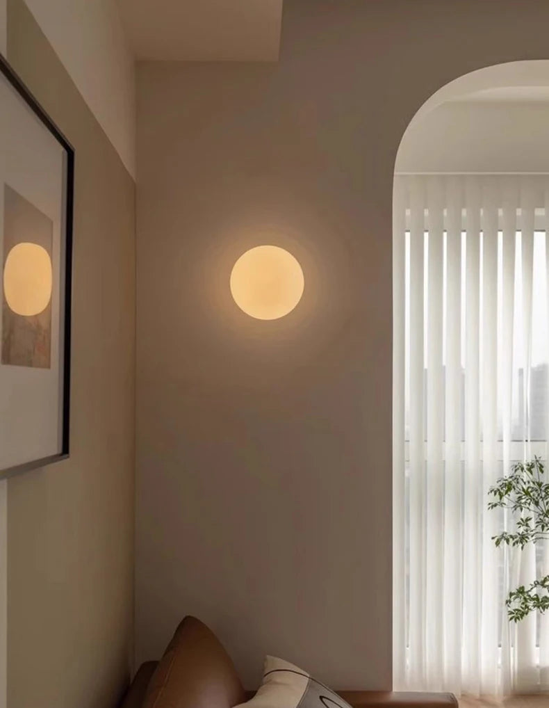 FENYRA - Applique murale LED étanche IP54, boule au design minimaliste et moderne pour salle de bain