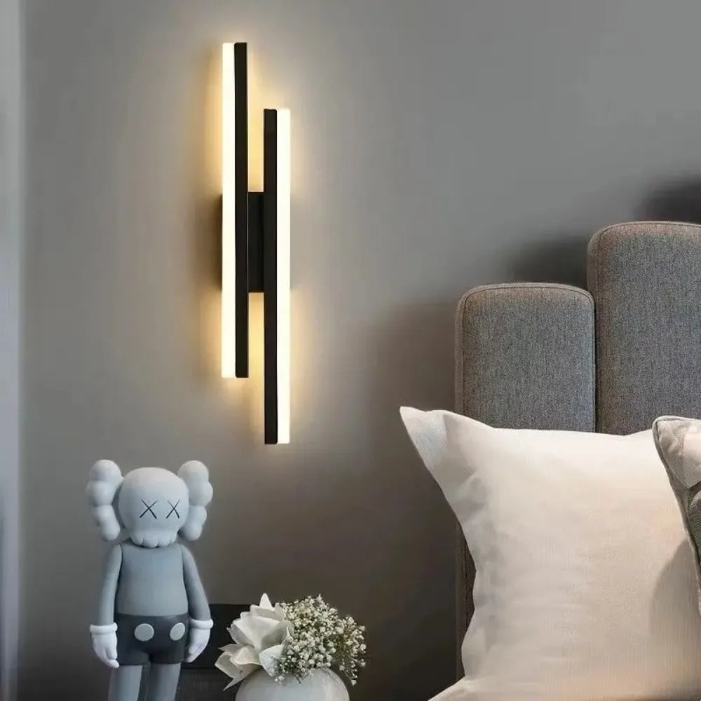 NEXORION - Applique Murale Salon et Escalier, LED Minimaliste, Éclairage à Double Faisceau