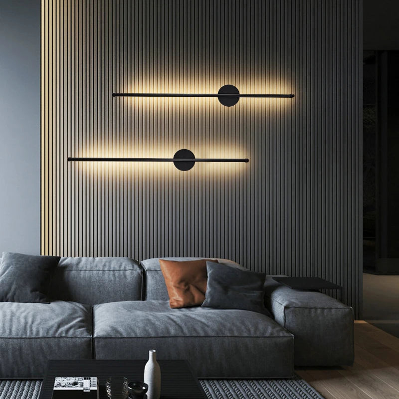 ALTHEON - Applique Murale Salon, LED Verticale Minimaliste, Idéal pour Décoration Moderne