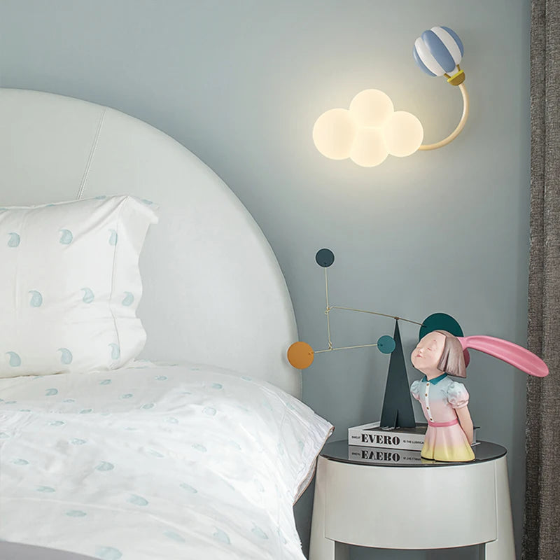 NIMBORA - Applique Murale Chambre Enfant, LED Nuage, Lumière Apaisante