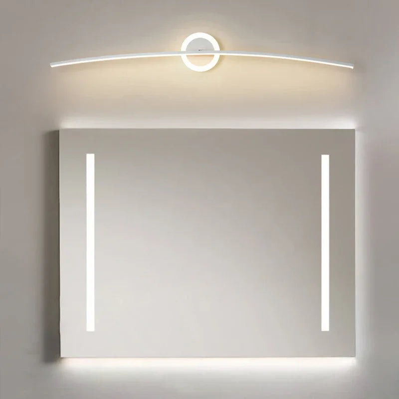 ARCYNIS - Applique murale LED étanche IP54, style contemporain et raffiné pour salle de bain, éclairage sophistiqué pour miroir