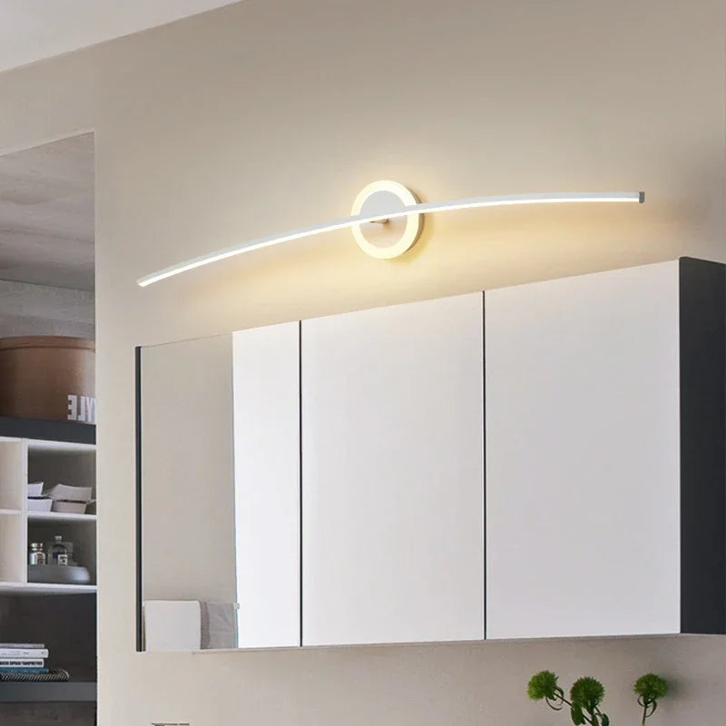 ARCYNIS - Applique murale LED étanche IP54, style contemporain et raffiné pour salle de bain, éclairage sophistiqué pour miroir