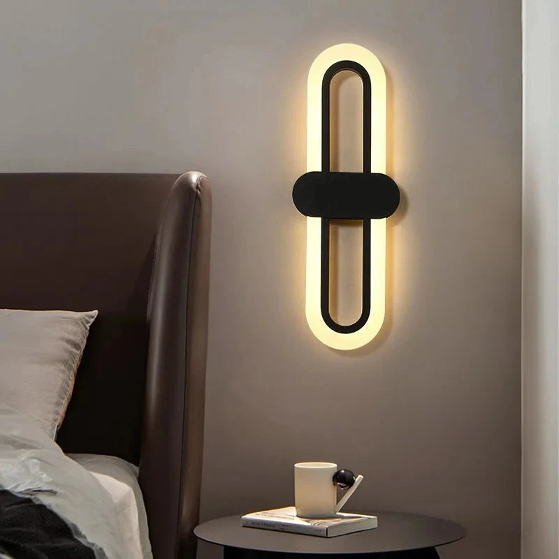 CELSIS - Applique Murale Chambre, LED Géométrique, Éclairage Moderne