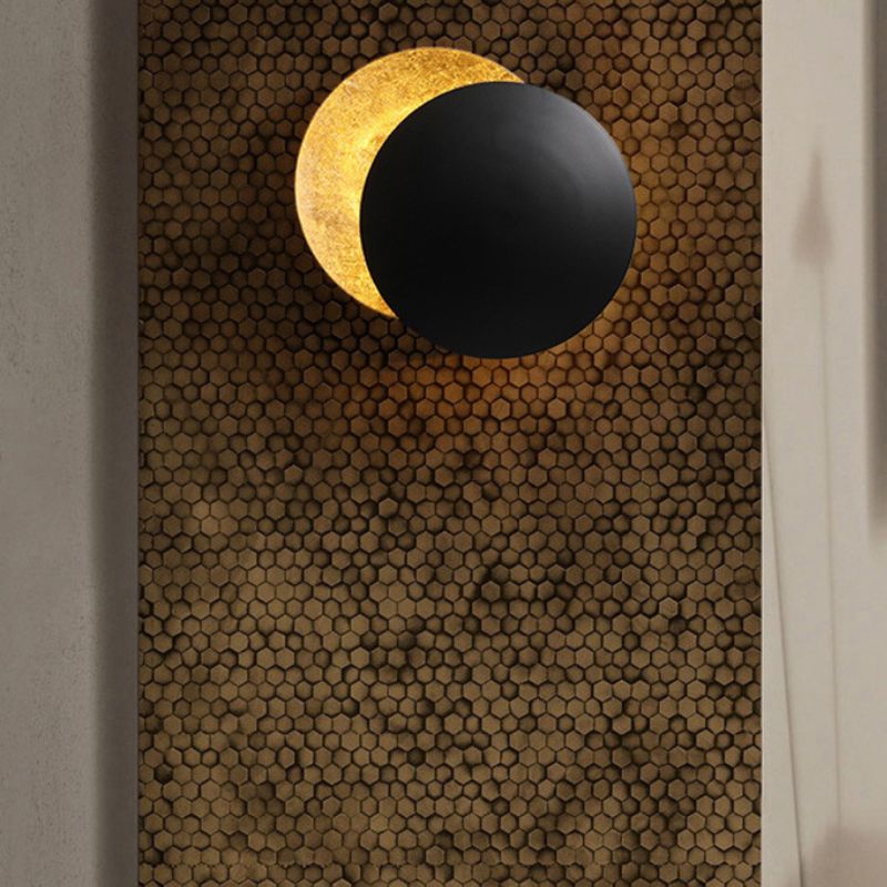 ECLIPSERA - Applique murale pour salon, escalier et chambre, Style Éclipse avec éclairage unique