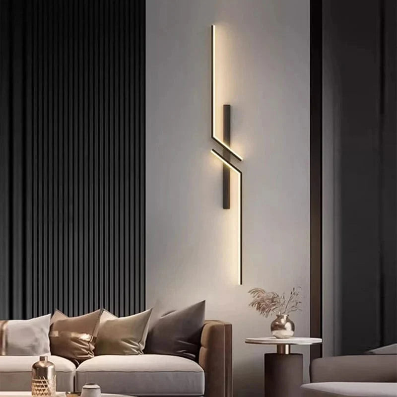 OLYNDRIS - Applique Murale Salon LED, Design Géométrique, Éclairage Contemporain